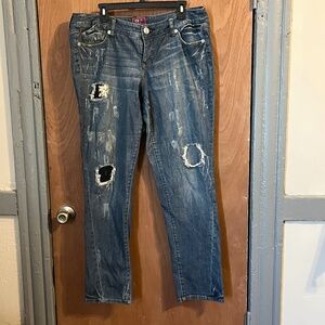 Torrid Distressed Jeans (Blue, ripped) Size 14